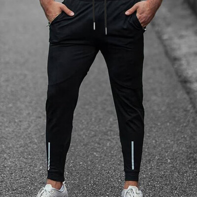 

Tailored Men Splicing Printed Overalls Casual Pocket Sport Work Casual Trouser Pants