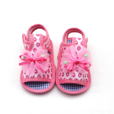 

Bowknot Flower Design Print Shoes Soft Sole Anti-slip Shoes Kids Baby Girl Shoes
