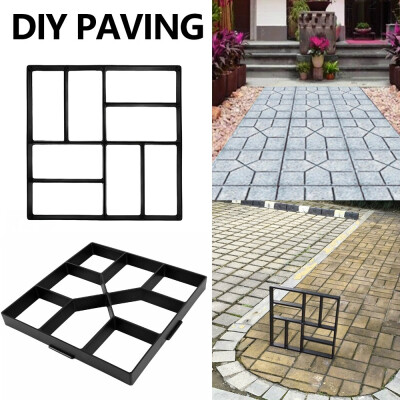 

2 Styles Creative Garden Walk Pavement Mold DIY Manually Paving Cement Brick Concrete Molds