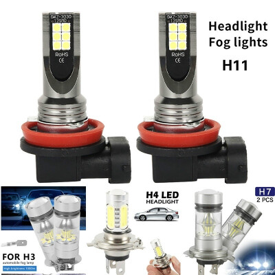 

H1H3H4H7H11 100W LED Super Bright Professional Waterproof Fog Light Bulb Car Auto Super Bright Replacement Lamp