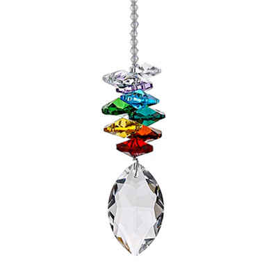 

Crystal Sun Catchers Chandelier Crystals Ball Prism Pendant Rainbow Maker Hanging Chakra Cascade Suncatcher