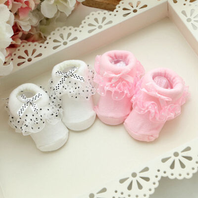 

Beauty 0-6 Month Toddlers Infants Cotton Ankle Socks Baby Girls Princess Bowknots Socks