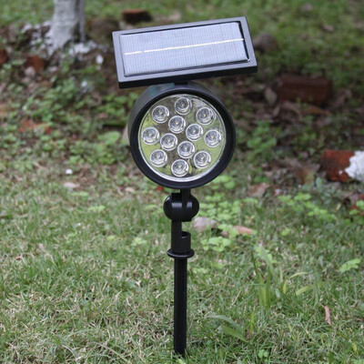 

Cross-border dedicated solar spotlights spotlight solar 12LED projection lights garden landscape lights