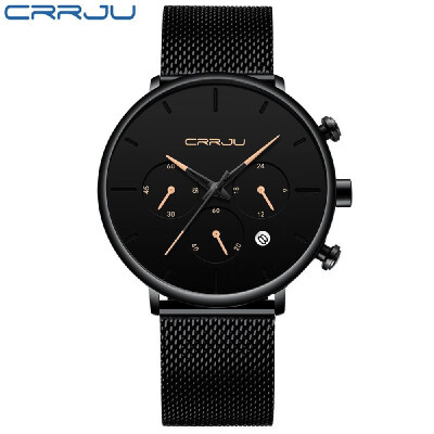 

CRRJU 2271 Man Watch Man Sport Watch Man Waterproof Outdoor Wristwatch Quartz Watch Male Watch Military Army Watch for Men