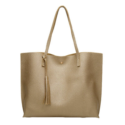 

All-Match Korean Style Womens Fashion Large Capacity Tote Shoulder Bag Handbag