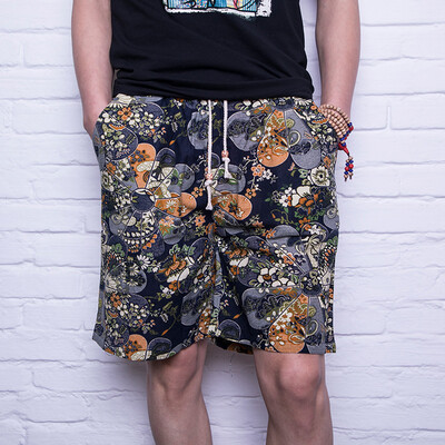 

Tailored Mens New Summer Fashion Casual Color Collision Loose Beach Sport Shorts Pant