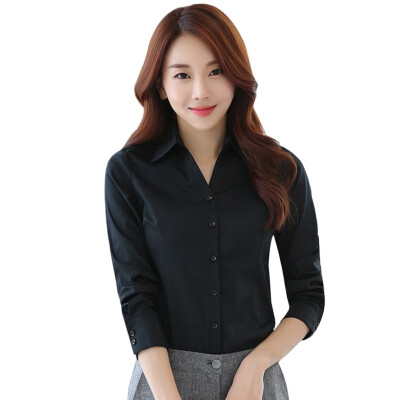 

Women Blouse Shirt Autumn Woman Blouses Office Lady OL Elegant Slim Tops Casual Blouse