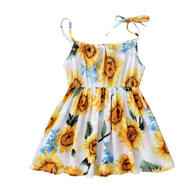 

Girls Dress Baby Girls Flower Princess Dress Sleeveless Summer Dress for Newborn Baby Girl Infant Clothes Kid Clothes Summer