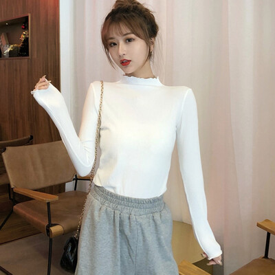 

Women Sweater Autumn New Casual Loose Turtleneck Slim Jumpers Long Sleeve Streetwear Winter Pullovers Basic Tops