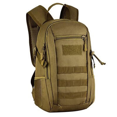 

12L Mini Daypack Military MOLLE Backpack Rucksack Gear Tactical Assault Pack Student School Bag for Traveling Camping Trekking