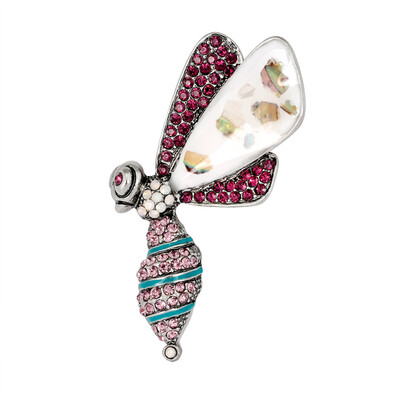 

Women Alloy Brooch Rhinestones Insect Pin Girls Shirt Jacket Clothes Badge Corsage Breastpin