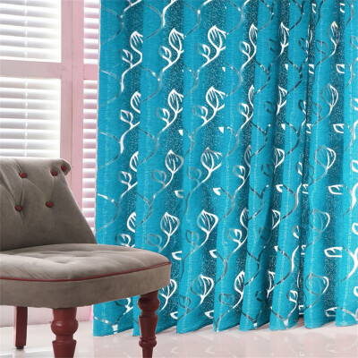 

Gobestart 1 PCS Vines Leaves Tulle Door Window Curtain Drape Panel Sheer Scarf Valances