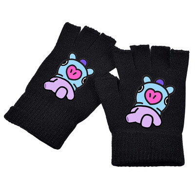 

Kpop BTS Gloves Bangtan Boys Blackpink Got7 Seventeen Twice Support Plush Gloves Winter Warm Gloves