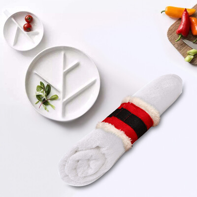 

Tailored Christmas Belt Buckle Napkin Set Christmas Table Decoration 1pc