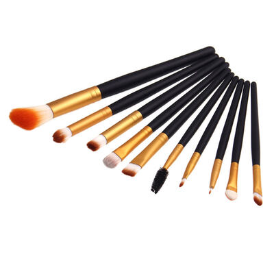 

10PcsSet Foundation Blusher Eyeshadow Face Eye Makeup Brushes Beauty Tools