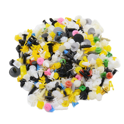

200pcsColorRandomPlasticRivetsCarFenderBumperInteriorPanelPushPinClipsFastener