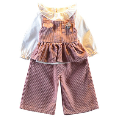 

Baby Girl Clothes Set Autumn Girls Clothes Cotton Long Sleeves Clothes SetPants Sets Children Clothes