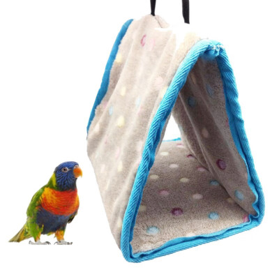 

New Bird Hanging Cave Birds Nest Hamster Nest Cotton Hammock Triangular Nests Good Quality