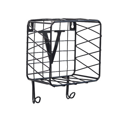 

2019 Ins Style Wrought Iron Wall Shelf Wall-Mounted Grid Storage Racks Multi-Function Wall Finishing Shelf wall decoration shelf