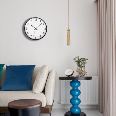

Gobestart European Minimalist Creative Wall Clock Living Room Decorated With Metal Clock