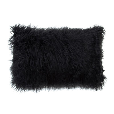 

Home Decorative Super Soft Plush Mongolian Faux Fur Throw Pillow Cover Simple&Noble