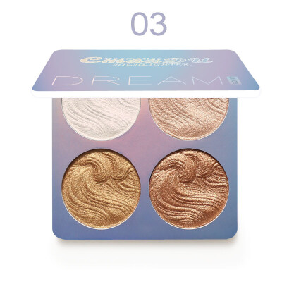 

4 Colors Highlighter Palette Face Makeup Contour Powder Bronzer Professional Make Up Palette Easy To Wear Beauty Cosmetics