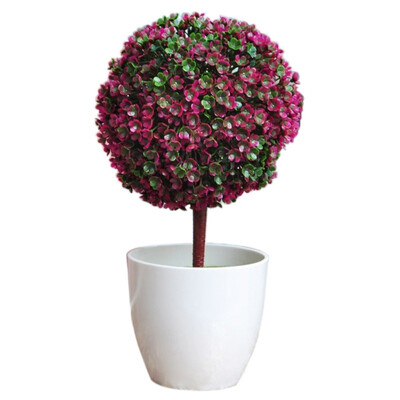 

Artificial Flowers Pine Cherry Blossom Ball Potted Artificial Home Decor Festival Fake Flowers Wedding Decorative