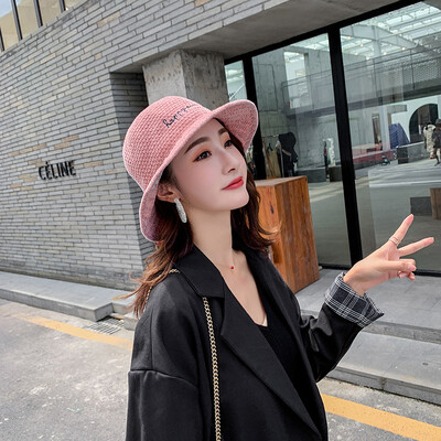 

Net red fisherman hat female Japanese Joker Sun Hat autumn&winter new sun visor Korean wave velvet warm