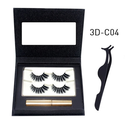 

Magnetic Eyelash Set With False Eyelashes Tweezers Eye Makeup Tools False Eyelashes Kits