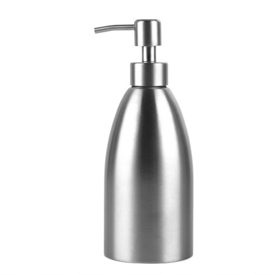 

Stainless Steel Refillable Bottle Press-type Large Capacity Soap Bottle Household Liquid Soap Dispenser Bathroom Supplies