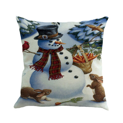 

Tailored Christmas Pillow Cover Pillowcases Decorative Sofa Cushion Cover 45x45cm