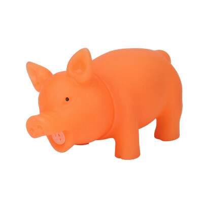 

YIWULA8CM Cute Shrilling Pig Squeaky Rubber Pig Toy Relax Toy Squeeze Realistic Toy