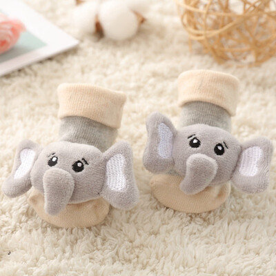 

Newborn Baby Cartoon Soft Soled Sock Boys Girls Infant Toddler Anti-slip Floor Socks 6 Colors