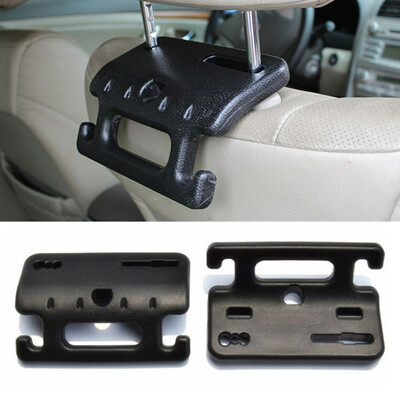 

1pc Universal Black ABS Headrest Hanger Seat Back Holder Hook 5kg Accessories