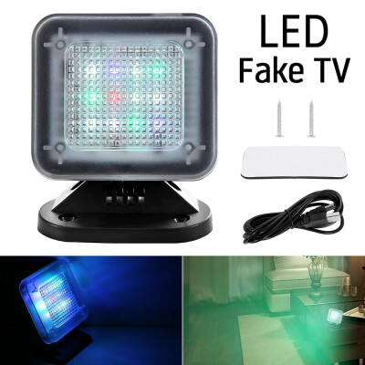 

EU PLUG LED Fake TV Light Sensor Prevent Theft Simple Operation Home Safety