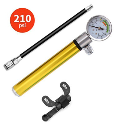 

Outdoor gadgets portable bicycle high pressure pump mountain bike law mouth pump mini