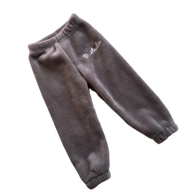 

Free Size Winter Warm Girls Long Pants Kids Coral Velvet Homehouse Pants Loose Casual Children Clothing Women Wear