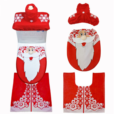 

〖Follure〗New Christmas Decoration Christmas Snowman Lid Single Toilet Cover