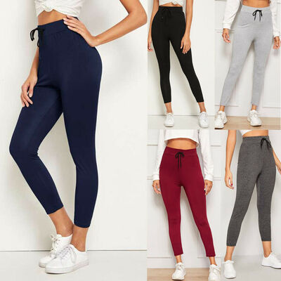 

Womens Sports Yoga Workout Gym Fitness Running Leggings Jogging Pants Trousers