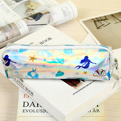

Pencil CaseCreative Cute Pencil Cases Bag Organizer with Zipper Large Capacity Colorful Laser for Kids Boys Girls