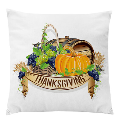 

Tailored Pumpkin Cushion Cover Square Pillow Case Thanksgiving Day Decor