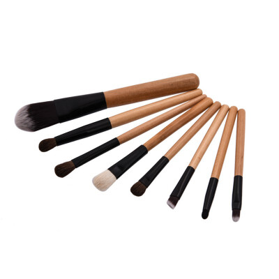 

New Bamboo Makeup Brushes Set Powder Foundation Eyebrow Facial Brush Cosmetics Make up Tools Professional Make up Brush M2