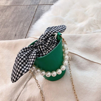 

Tailored Womens Fashion Lattice Coin Purse Pearl Bag Lock Casual Bag Shoulder Bag