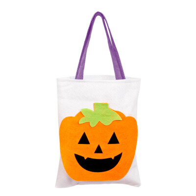 

〖Follure〗Pumpkin Lantern Canvas Tote Bag Women Large Shopper Carry Pouch Halloween Gifts