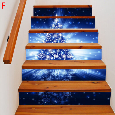 

Tailored 2019 New Furniture Decoration Stair Stickers Christmas Stair Stickers
