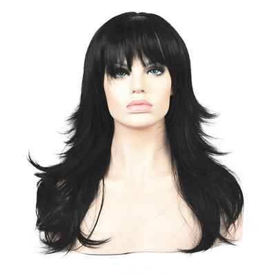 

StrongBeauty Synthetic Wigs Womens Long Alice Turned Black S Full Hair Wig COLOUR CHOICES