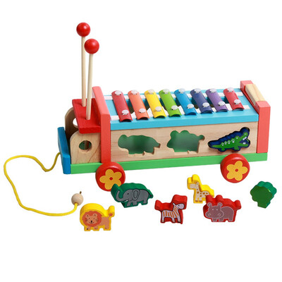 

YIWULATrailer Hand Knock Piano Early Childhood Educational Toys Hand Harp Boy Girl