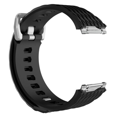 

〖Follure〗Soft Silicone Replacement Sport Strap Watchband For Fitbit Ionic Smart Watch BK