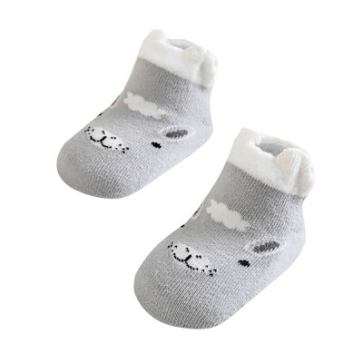 

0-18 Months Cotton Children Socks Baby Cartoon Rubber Anti Slip Floor Infant Socks