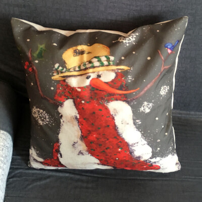 

Tailored Christmas Pillow Case Sofa Waist Throw Cushion Cover Home Decor A